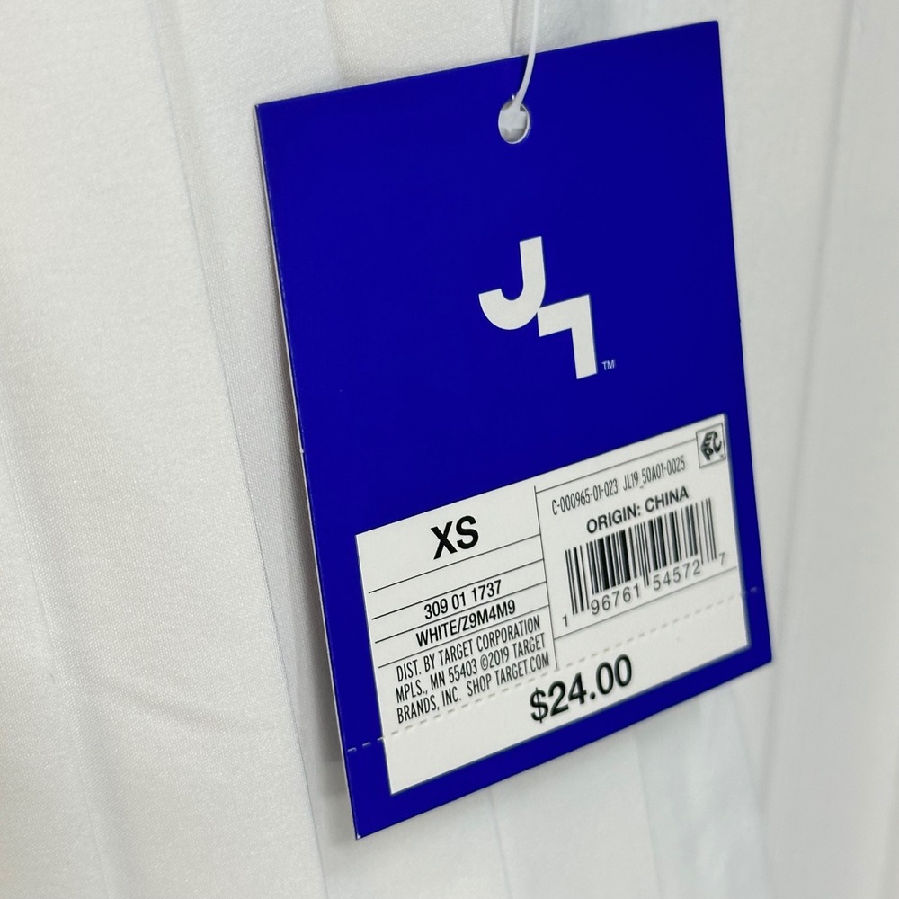 JoyLab White Pleated Tennis Skort Athletic Skirt Built-in Shorts XS 309011737 - Picture 2 of 8